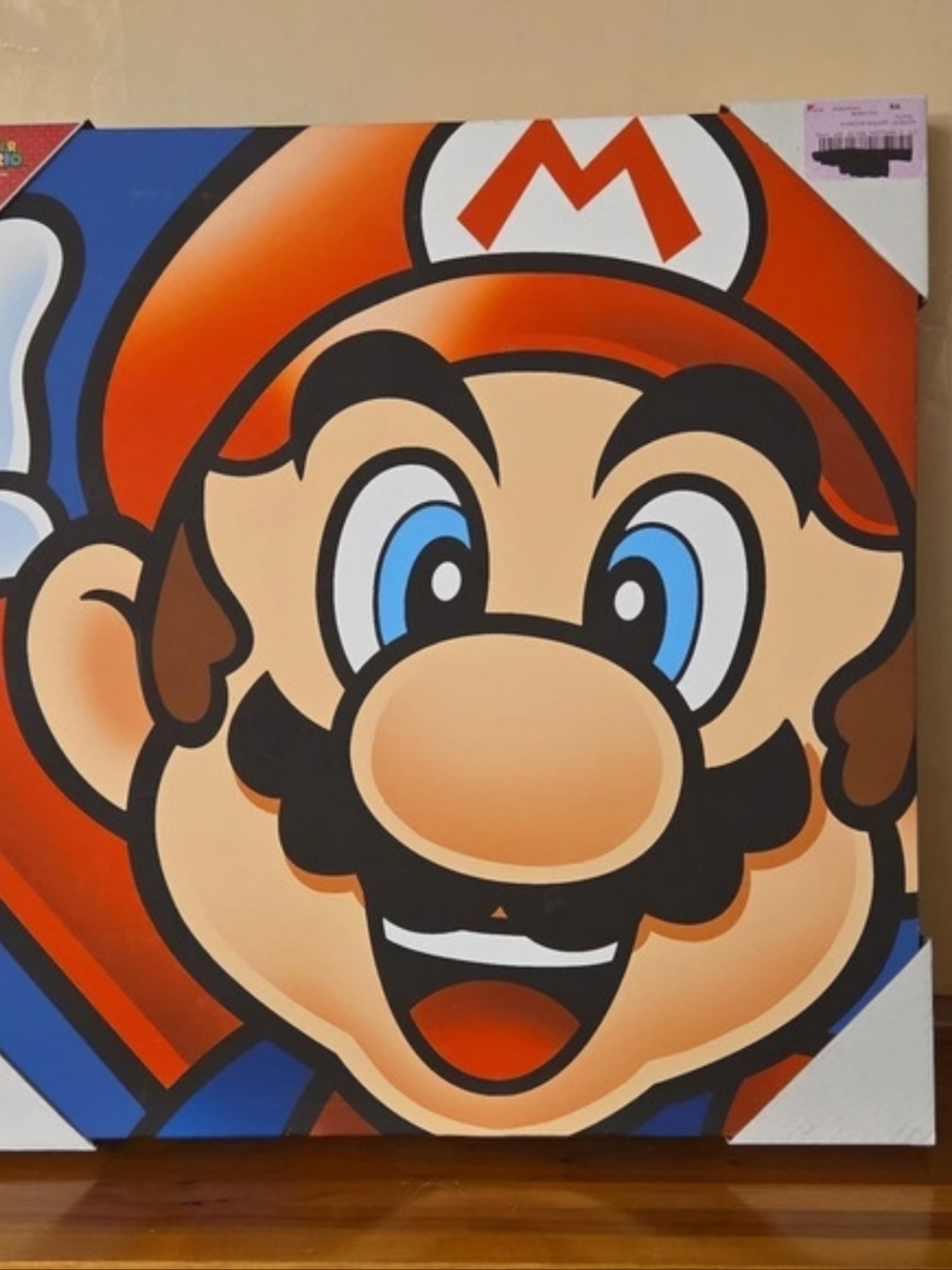 Pyramid America Super Mario 16" x 16" Canvas Wall Art Print